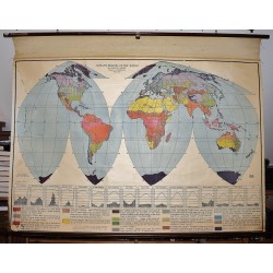 The Climatic Regions of the World (Large Pull Down Map)